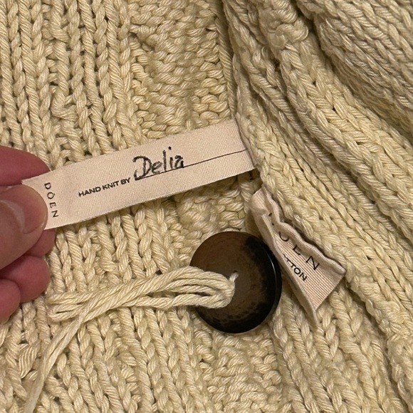 Doen Pomme Cream Cardigan in size medium - Picture 4 of 6